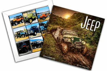 Jeep en chocolat pour Pâques