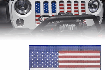 Jeep grille de calandre protectrice aux couleurs Stars and Stripes...