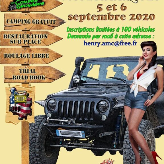 Burgundy Jeep Trophy 2020 Rassemblement Jeep reporté en septembre