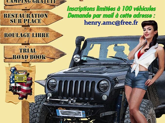 Burgundy Jeep Trophy 2020 Rassemblement Jeep reporté en septembre