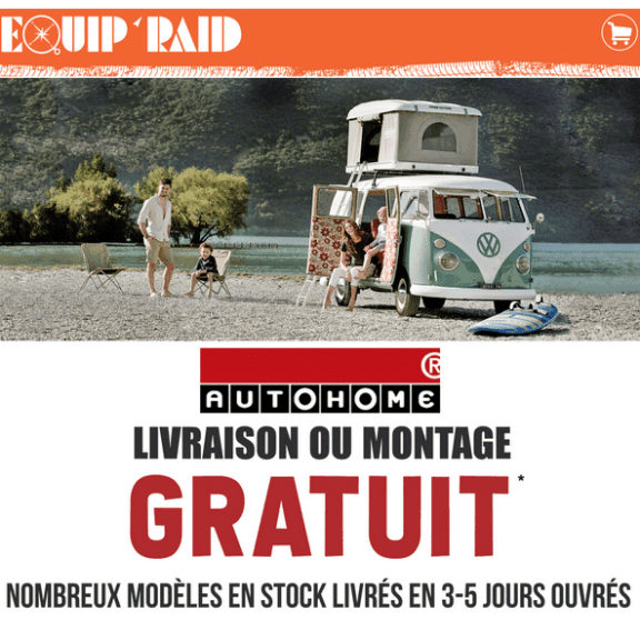 Equip'raid tentes de toit authome