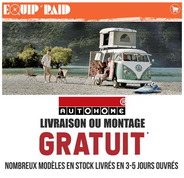 Equip'raid tentes de toit authome