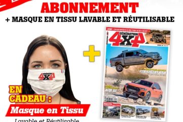 Pour tout abonnement, recevez un masque Génération 4x4