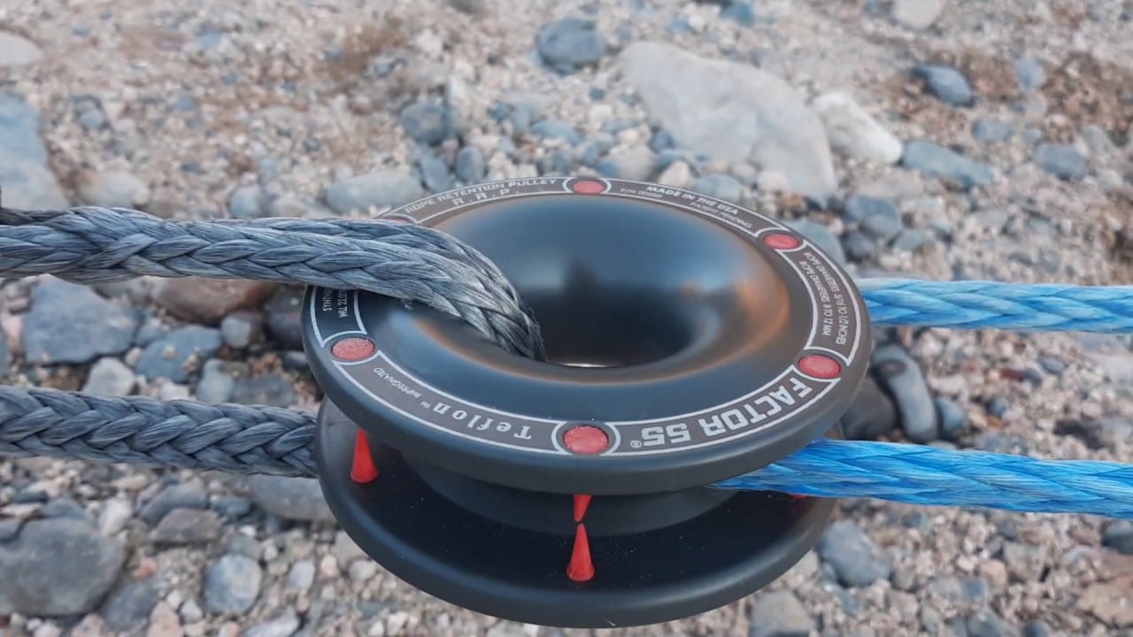 Factor 55 remplace avantageusement la poulie de mouflage classique