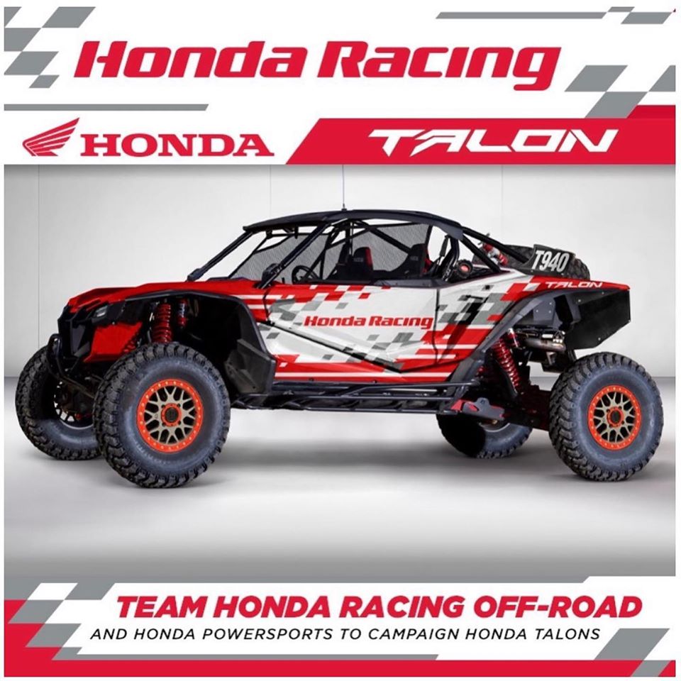 L'équipe Honda Off Road s'est associée à Honda Powersports USA et fera la saison
