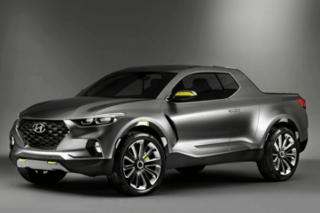Le Concept Car du Pick up Hyundai Santa Cruz présenté en 2015 devrait être dévoilé fin 2021.