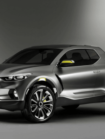 Le Concept Car du Pick up Hyundai Santa Cruz présenté en 2015 devrait être dévoilé fin 2021.