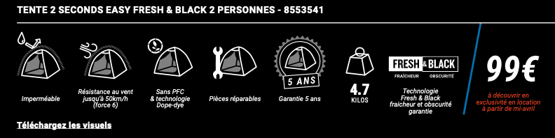 Decathlon Nouvelle tente 2 seconds...Easy