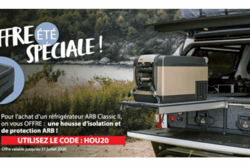 Pour l’achat d’un frigo ARB Classic 2 Equip'Raid offre la housse d’isolation aide protection ARB.