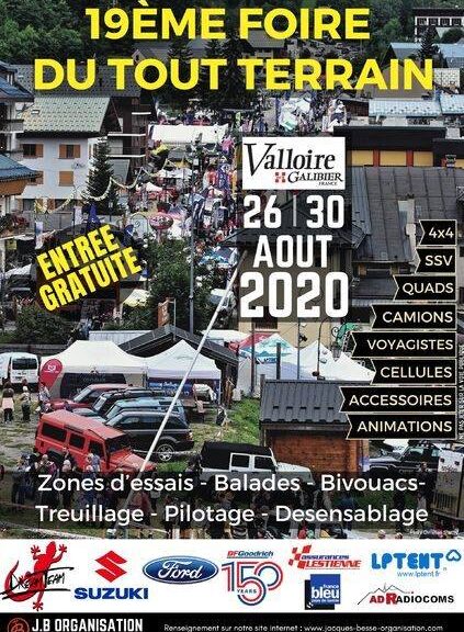 FOIRE DU TOUT TERRAIN DU 26 AU 30 AOUT 2020