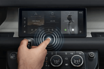 Jaguar Land Rover - Sans contact SVP ! Écrans tactiles ... Sans contact !