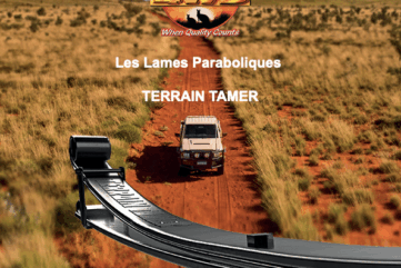 Vous pouvez faire confiance au célèbre équipementier Australien Terrain Tamer. Leurs nouvelles lames paraboliques sont conçues pour un confort de conduite maximal.