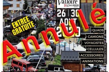 Salon 4x4 de Valloire 2020 annulé