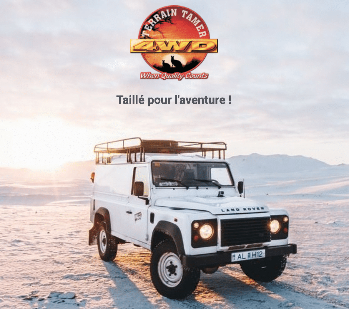 Terrain Tamer Kit suspension + 50 mm Les combinés ressorts amortisseurs