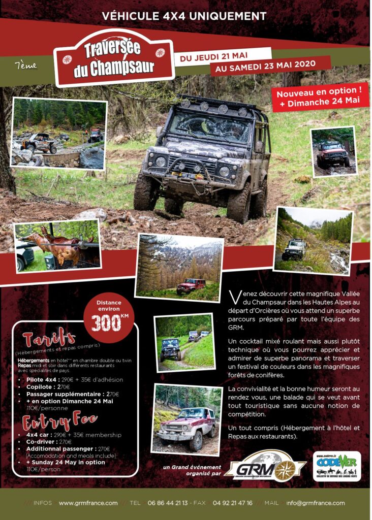 GRM - Traversée du Cahmpsaur reportée au 22 octobre