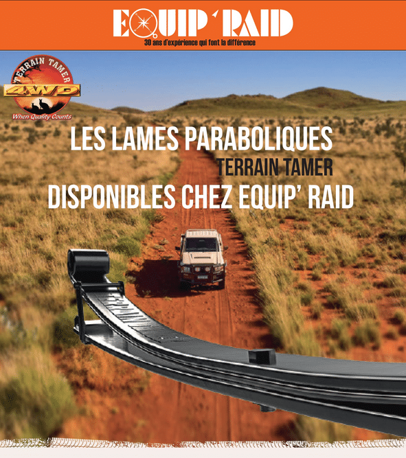 Equip’raid Lames paraboliques 4x4