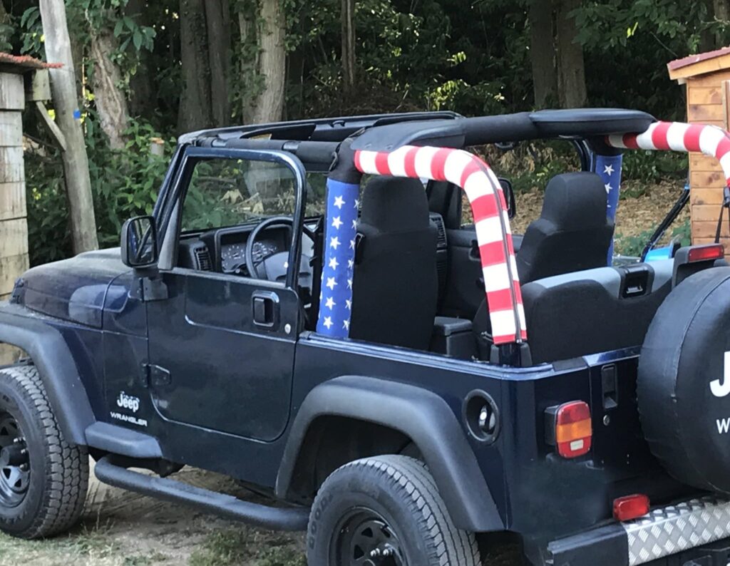 Muddy colors La Haute Couture au service de vos voitures            Housse d'arceau personnalisée pour 4X4