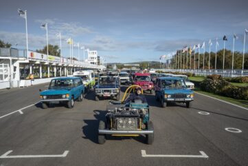 Range Rover Happy birthday Défilé à Goodwood et exposition à Solihull