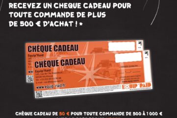 Equip’Raid Vite un chèque cadeau !