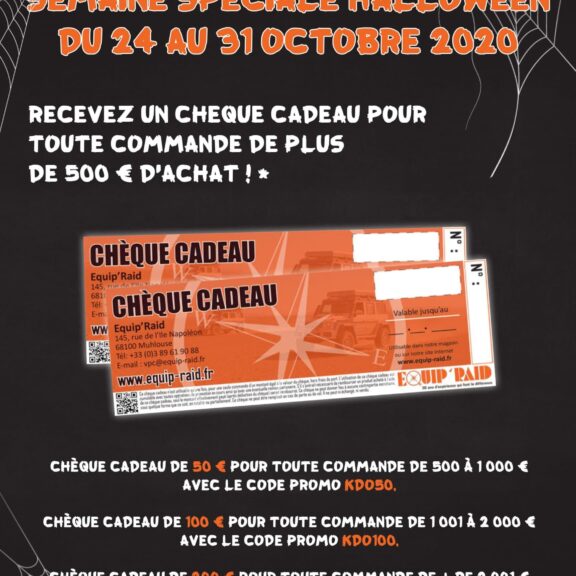 Equip’Raid Vite un chèque cadeau !