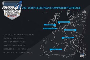 l’Ultra4 European annonce les dates des épreuves prévues en 2021. En France ce sera pour fin juin.