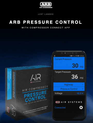 ARB pression des pneus connectée La pression via une appli