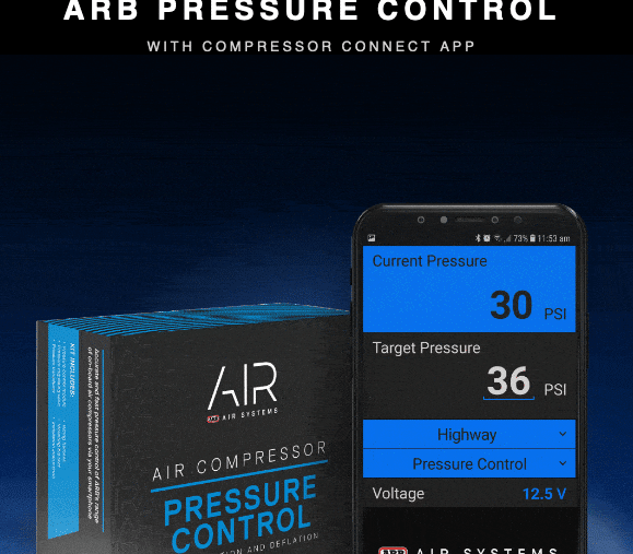 ARB pression des pneus connectée La pression via une appli