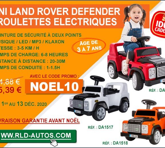 RLD AUTOS Le père Noël roule en Land Rover