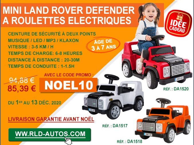 RLD AUTOS Le père Noël roule en Land Rover