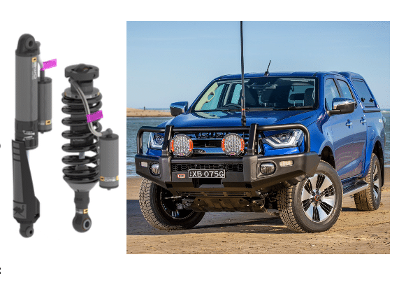 ARB Europe équipe le D-Max Des suspensions BP51 pour l’Isuzu