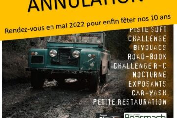 Rassemblement Goutte d’huile 2021 annulé Rendez-vous en 2022