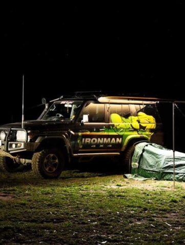 Ironman 4x4 des auvents à Leds Pour des bivouacs lumineux