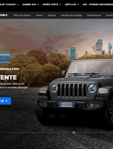 Jeep Commandez votre Jeep Wrangler 4xe sur la toile