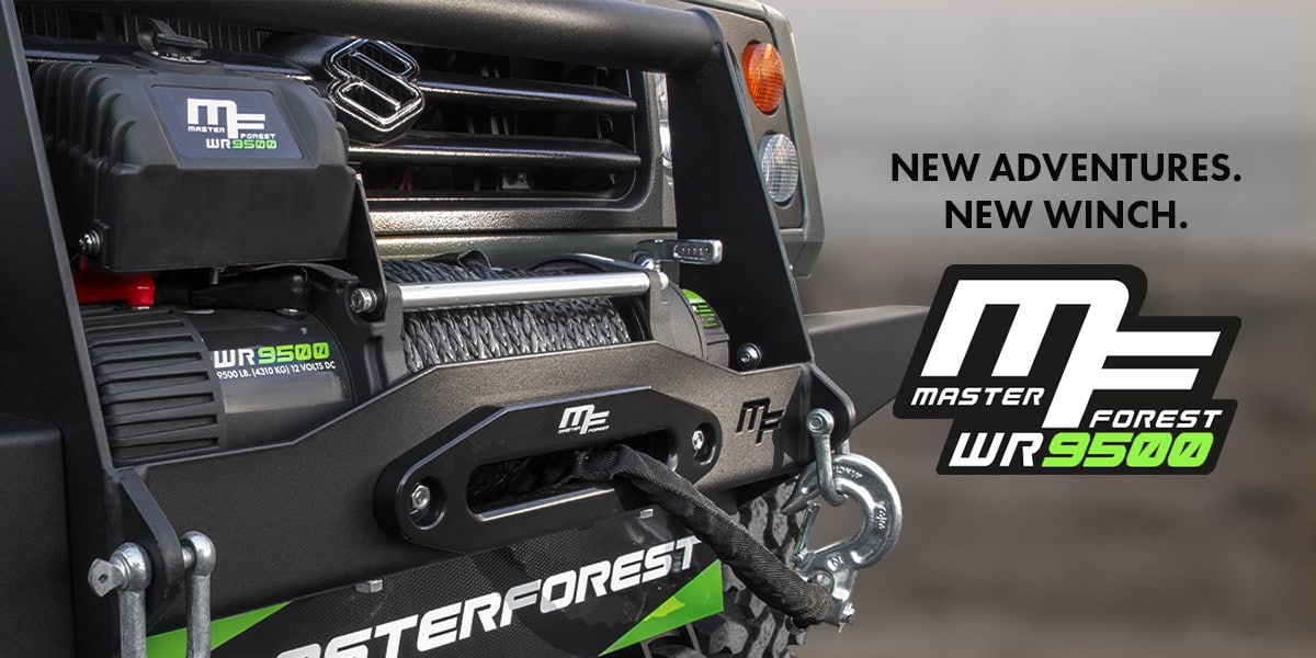 Masterorest Un nouveau treuil pour Suzuki Un treuil 4x4 plus puissant