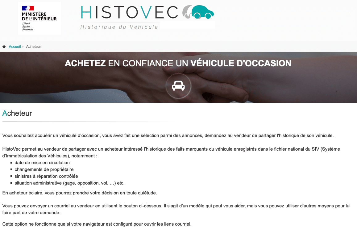 Retrouver l’historique officiel d’un 4x4 Acheteur-Vendeur ? L’historique certifié