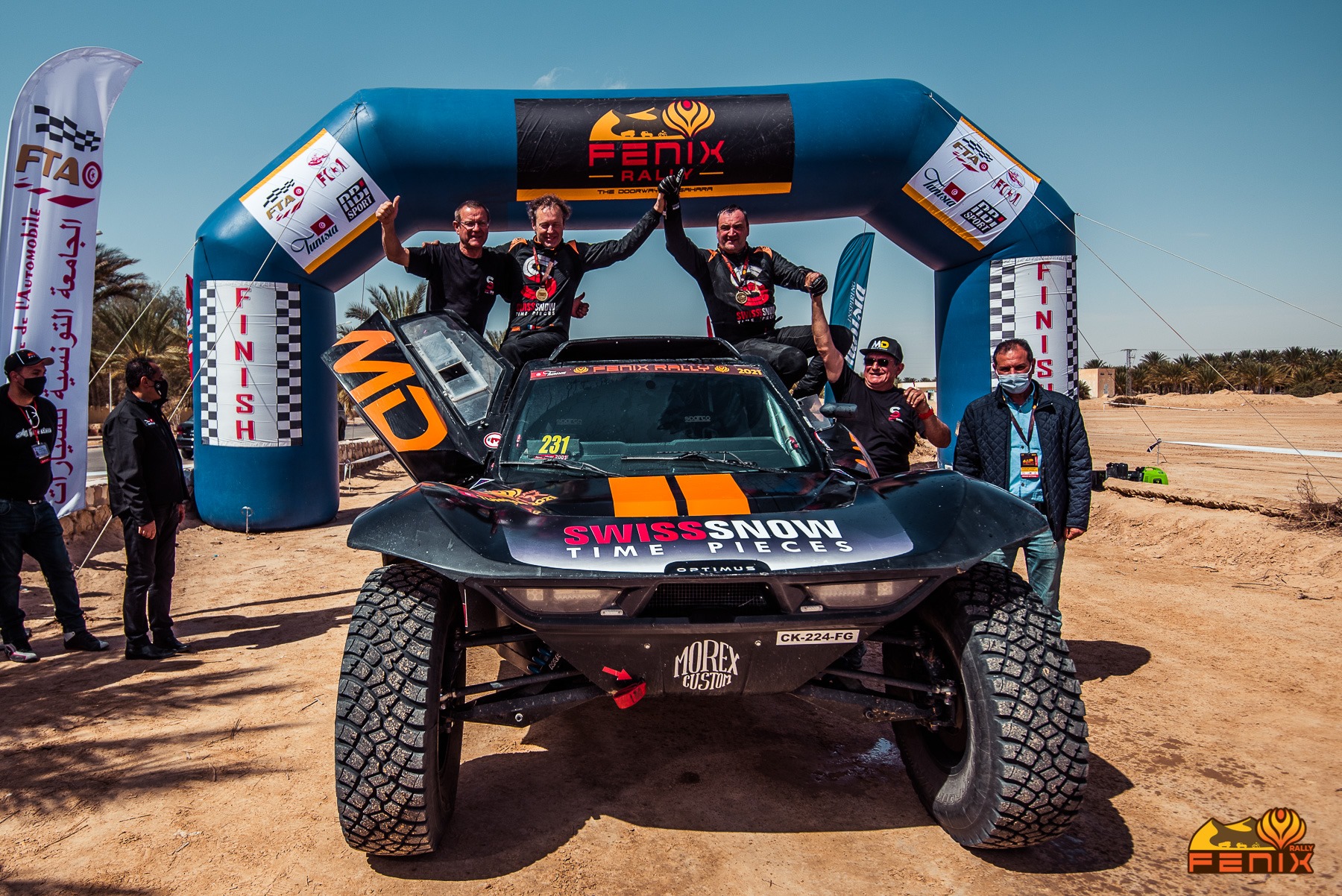 Fenix rally 2021, première édition réussie Retour dans les dunes...En Tunisie