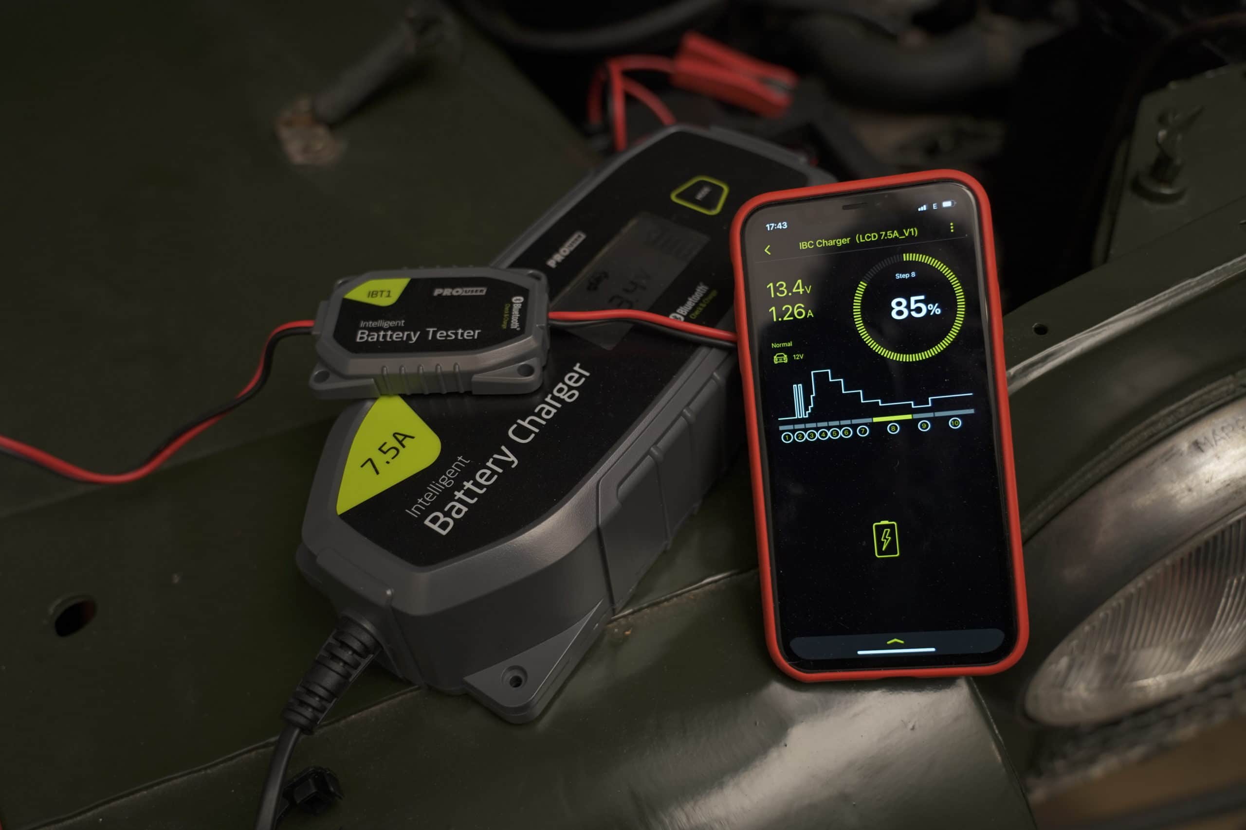 Chargeur et testeur de batterie - Pro User Énergie sous surveillance