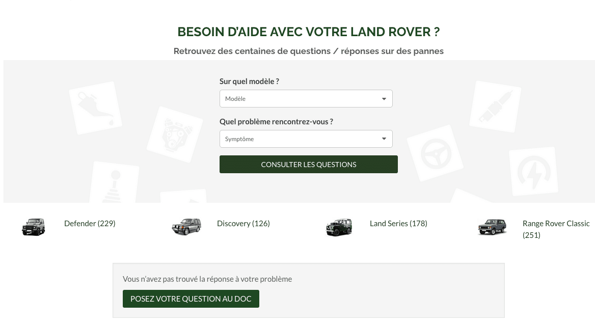 Landers Shop répond à vos questions Land Allo Docteur Land !