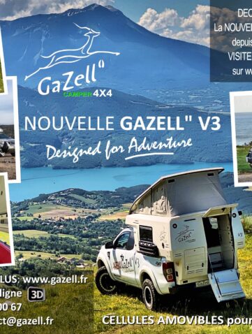 Camp’ Car Location Gazell“ Rent a Gazell“ V3