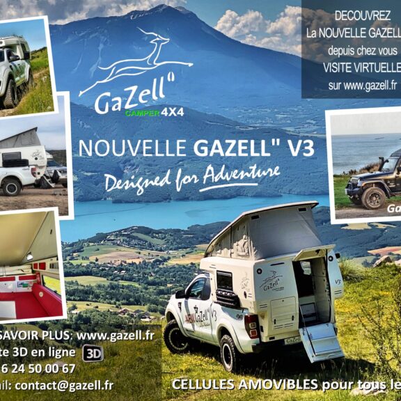 Camp’ Car Location Gazell“ Rent a Gazell“ V3