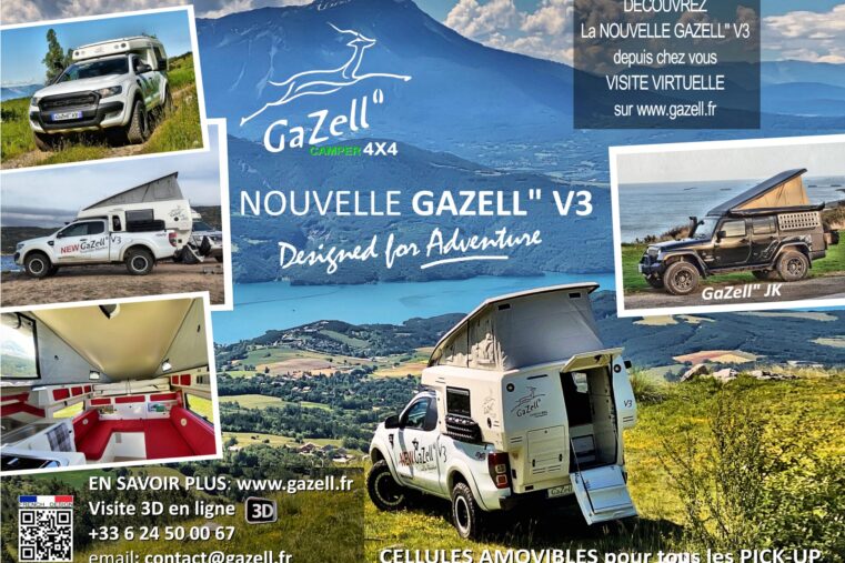 Camp’ Car Location Gazell“ Rent a Gazell“ V3