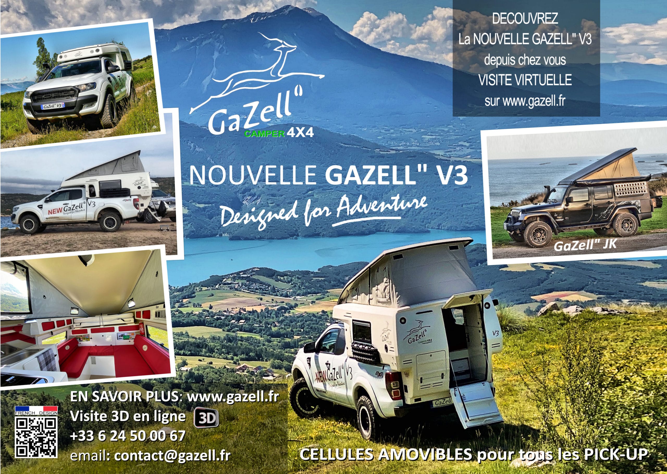 Camp’ Car Location Gazell“ Rent a Gazell“ V3