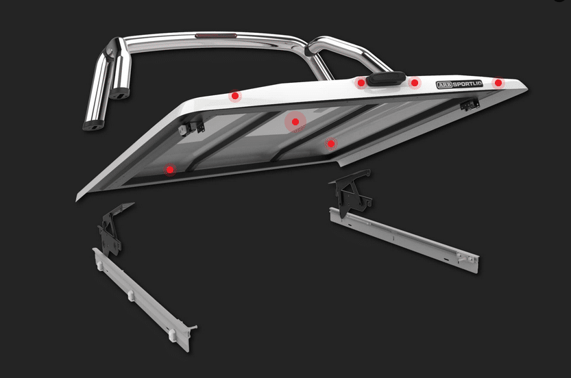 ARB Tonneau cover pour Pick up Sportlid rigide pour double cabine