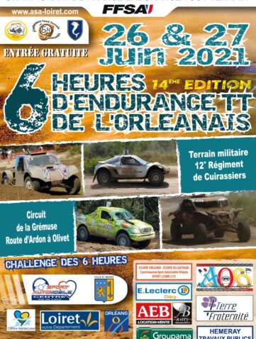 Championnat de France d’Endurance 4x4 2021 6H d’Orléans 14e édition fin juin