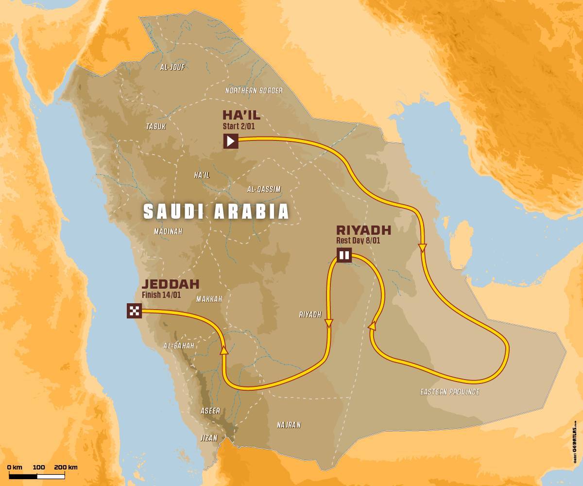 Dakar 2022 présentation Des dunes à perte de vue