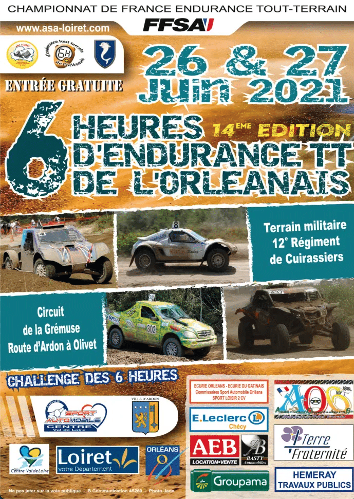 6H d’Orléans Championnat Endurance TT 14e édition ce week end