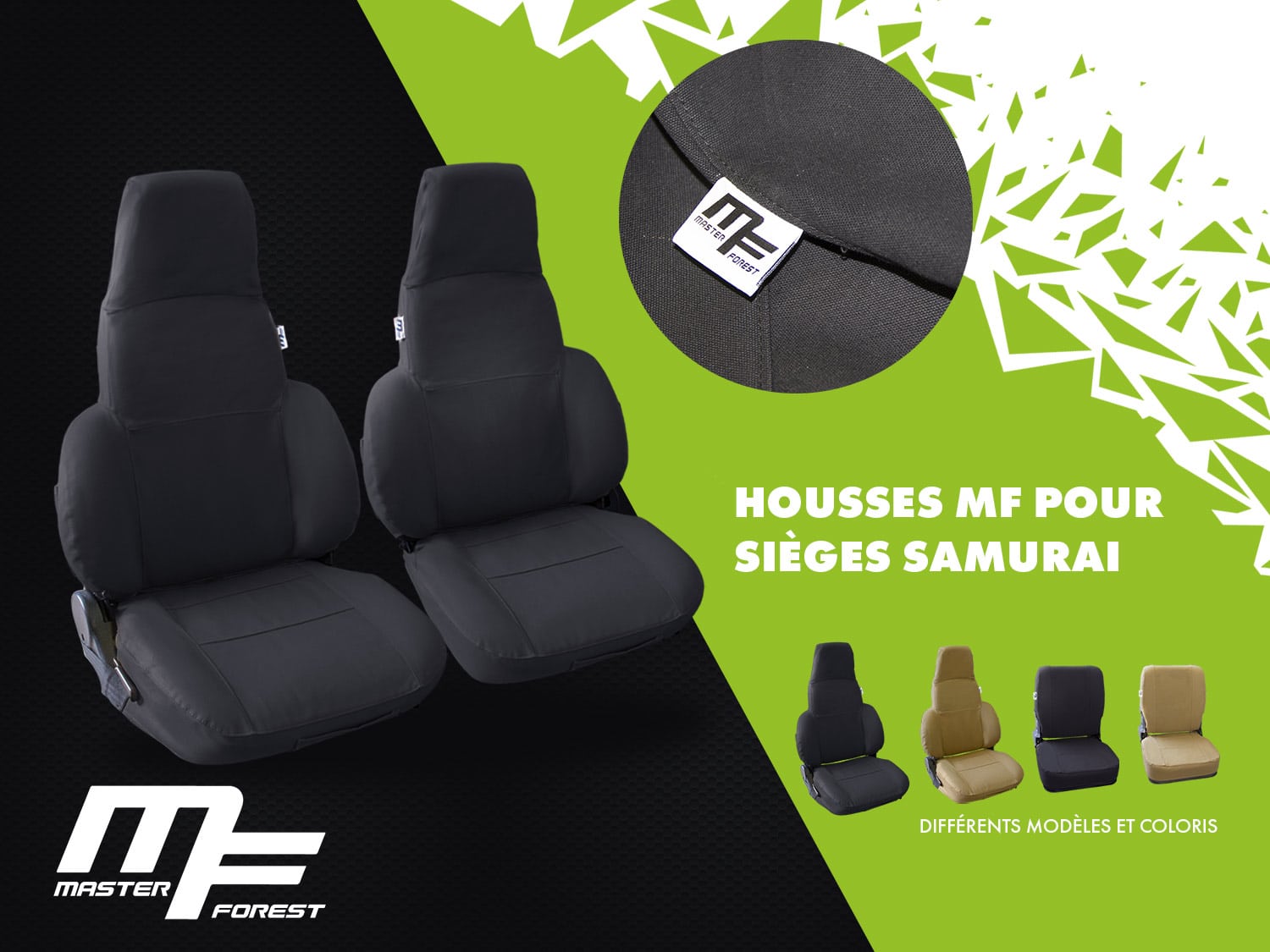 Masterforest housse de sièges Protégez votre Suzuki