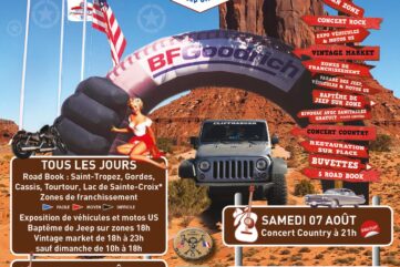 American Day & Night 2021 Du 5 au 8 août à Forcalqueiret !