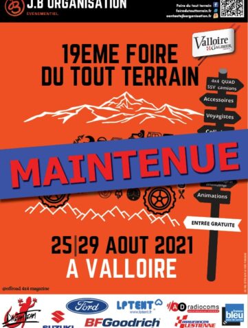 Valloire le salon 4x4 maintenue 19e Edition de la Foire du Tout Terrain