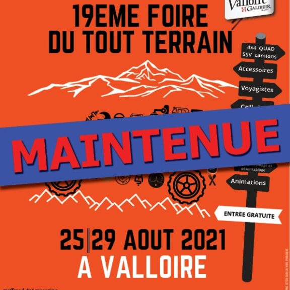 Valloire le salon 4x4 maintenue 19e Edition de la Foire du Tout Terrain